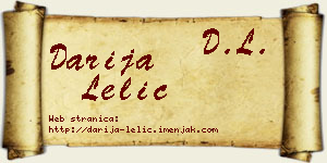 Darija Lelić vizit kartica